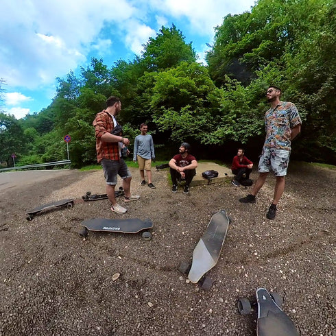 Longboard electric - Freeride session. Descopera Brasovul dintr-o perspectiva unica, provocatoare!