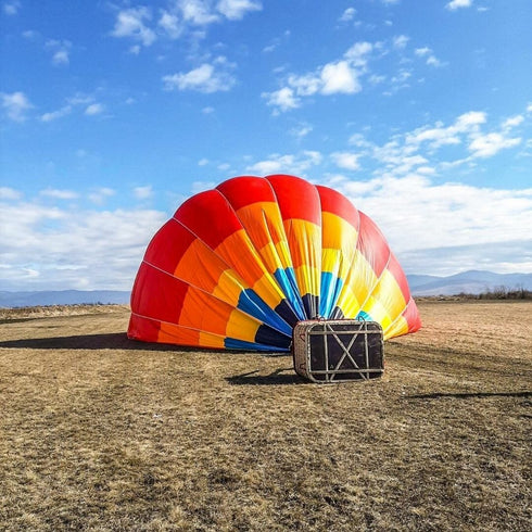 Zbor cu balonul cu aer cald - o ora de Brasov