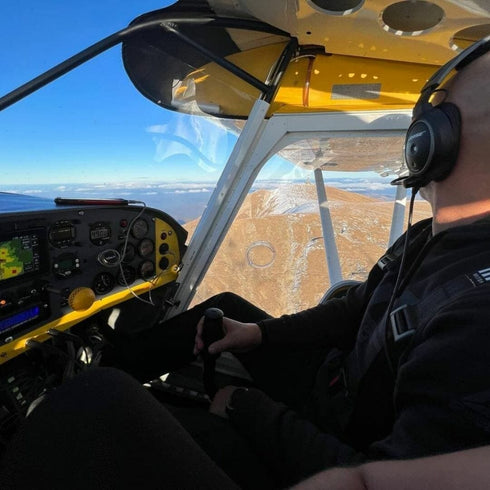 Zbor de initiere cu avionul, cu un pasager in spate